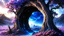 The Magical Tree Beyond the Stars | Surreal Fantasy World