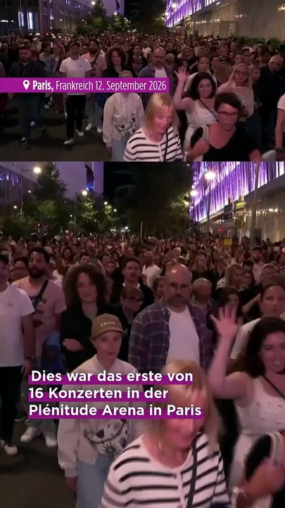 Céline Dion kehrt mit emotionalem Konzert nach Paris zurück