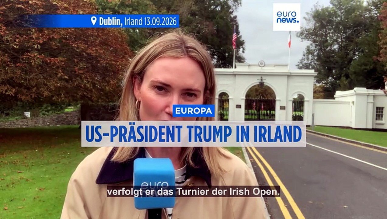 Trump in irland: ukraine für hohe energiepreise verantwortlich