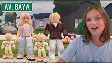 Bella lleva a los peques a la venta de garaje del barrio en Berry Avenue rp
