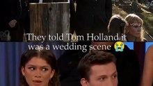 Marvel's Brilliant Plan to Stop Spoilers  😂       #shorts #celebrity #marvel #tomholland #viral #