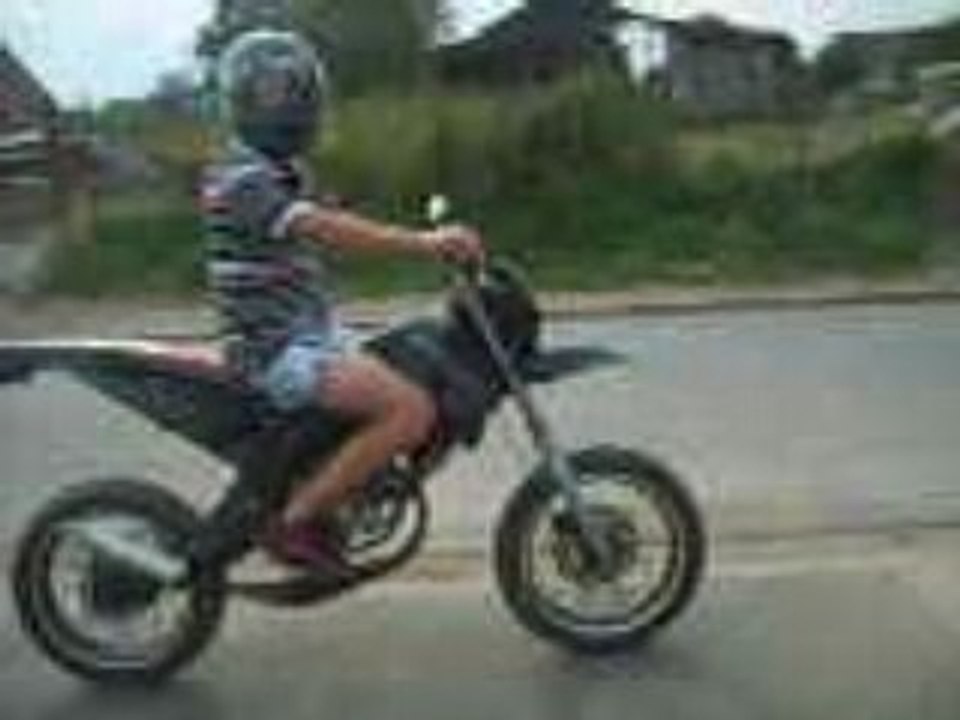 melvyn avec sa derbi 80 polini evolution