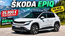 2026 Škoda Epiq: 211 PS, 440 km Reichweite und 475 Liter Kofferraum