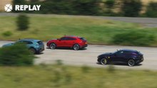 New Porsche Cayenne EV v Ferrari Purosangue v Lambo Urus DRAG RACE