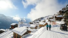 Bettmeralp: Switzerland's Most Beautiful Hidden Snowy Village? FULL HD 8K