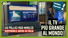 Il TV più grande al mondo arriva a Milano: ecco l'Hisense 116 pollici, il primo RGB MiniLED