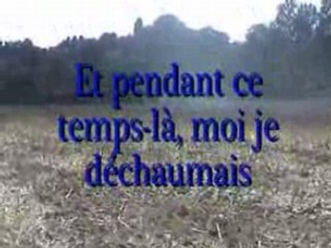 Moisson et déchaumage de colza 2008