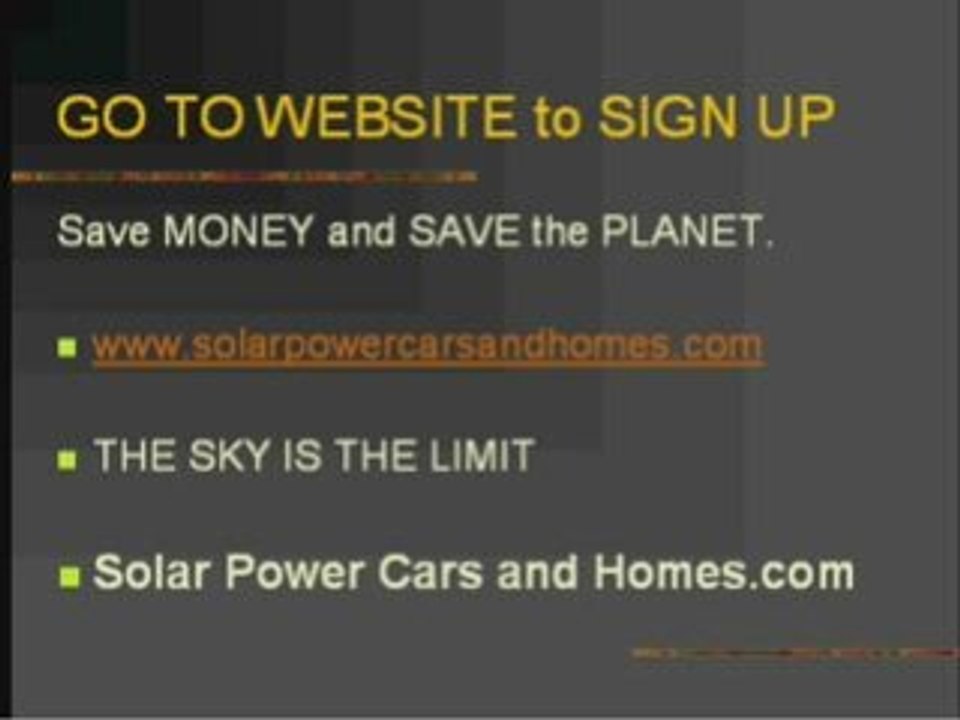 Solar Powered Electric Cars