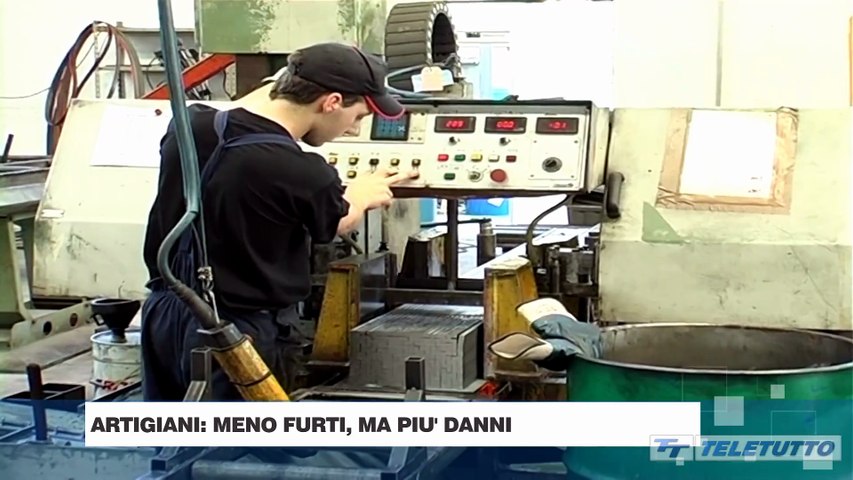 Video News - Pmi artigiane: cala il numero di furti, ma aumenta il valore della merce rubata