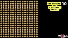 #TestYourEyes 😏 Can You Find The 2 Different Emojis? 🔍