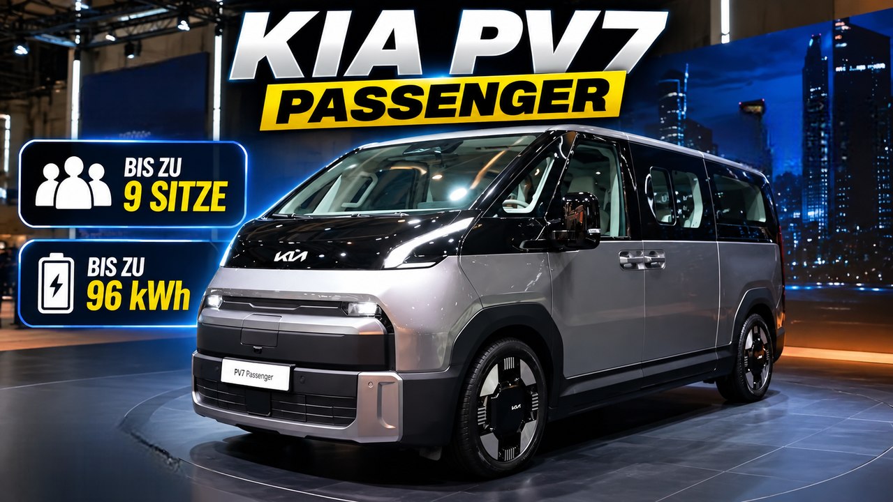 2027 Kia PV7 Passenger: 800-Volt-Technik und 96,2-kWh-Akku