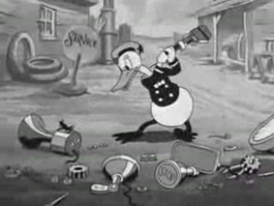 Walt Disney Cartoon - Mickey's Service Station, 1935