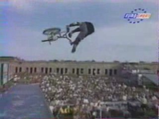 Xgames '95 Matt Hoffman bmx vert run 2