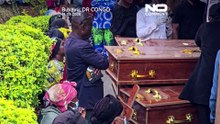 Bukavu: zbiorowy pogrzeb 26 dzieci zabitych w pożarze szkoły w DR Kongo