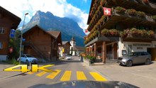 Grindelwald to Lauterbrunnen Scenic Alpine Drive in Switzerland | 4K Mountain Road Journey