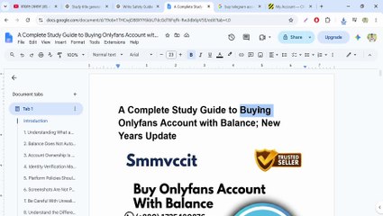 Best 3 Platforms to Buy A OnlyFans Accounts with Balance: A Complete Study Guide