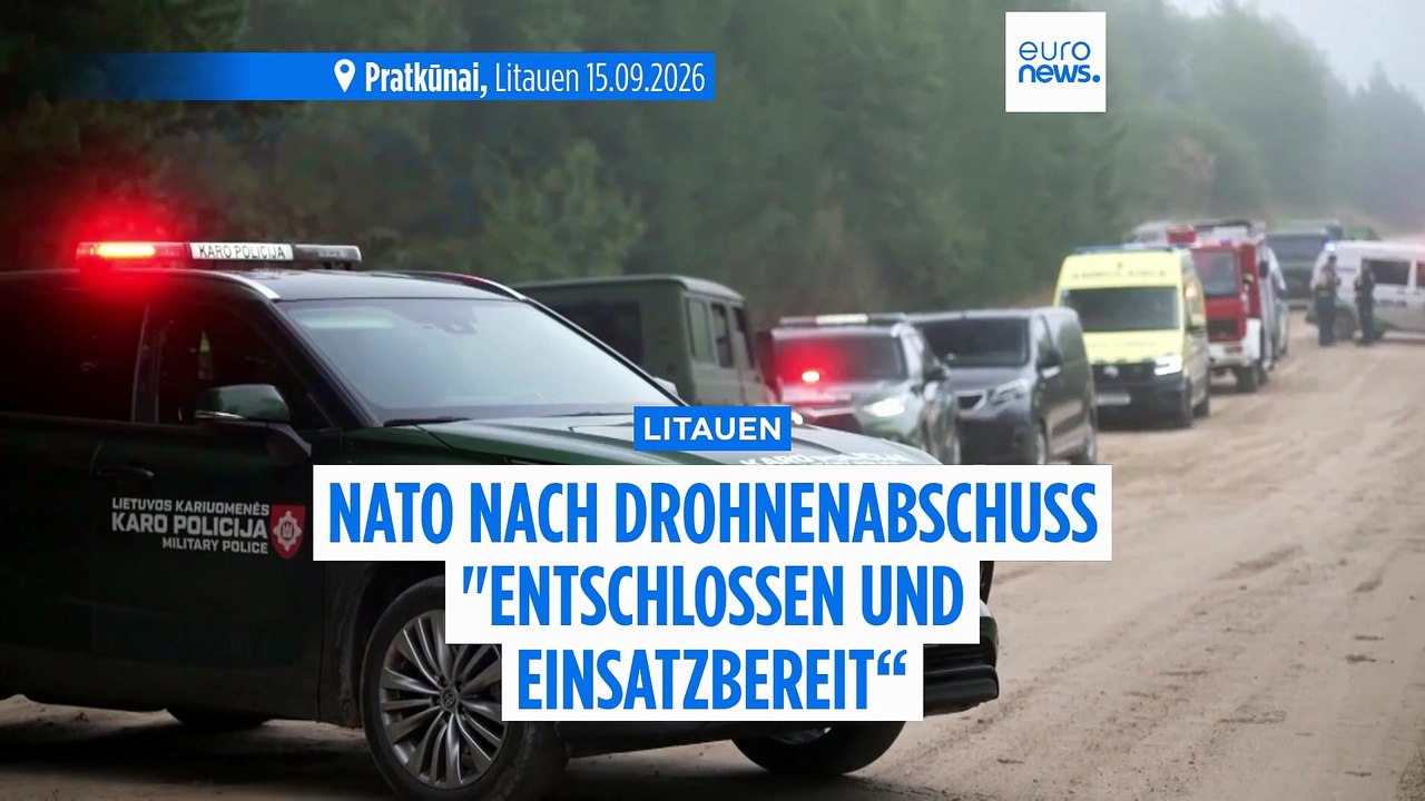NATO ist "entschlossen und einsatzbereit": Drohne über Litauen abgeschossen