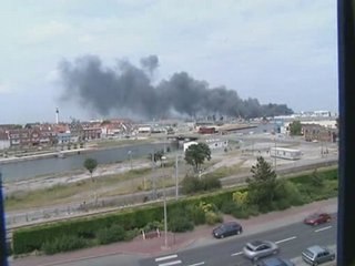 Incendie  Alcatel- Lucent. Calaistv
