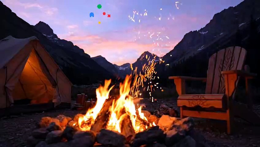 Night Campfire 🔥 Chill & Relaxing Mood