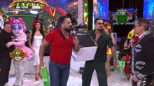 Luchadores se dan con todo en pleno programa