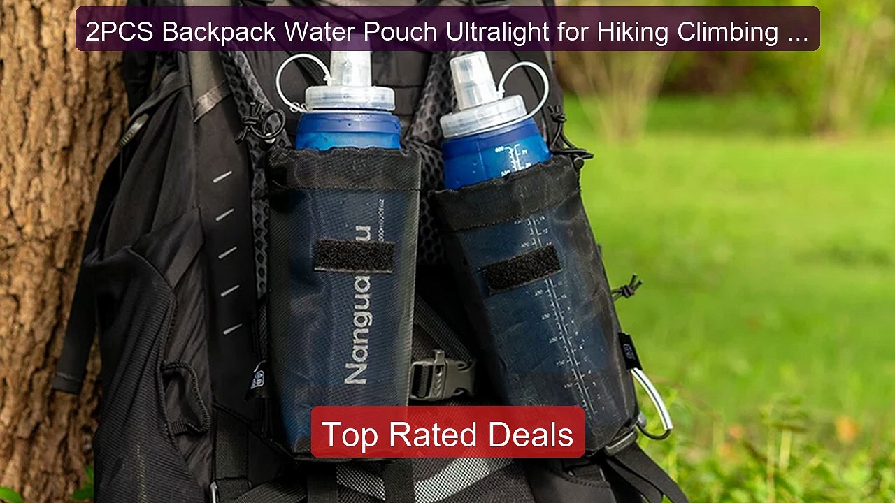 2PCS Backpack Water Pouch Ultralight for Hiking Climbing Gear ... -- Best Buy 2026 | Great Quality!