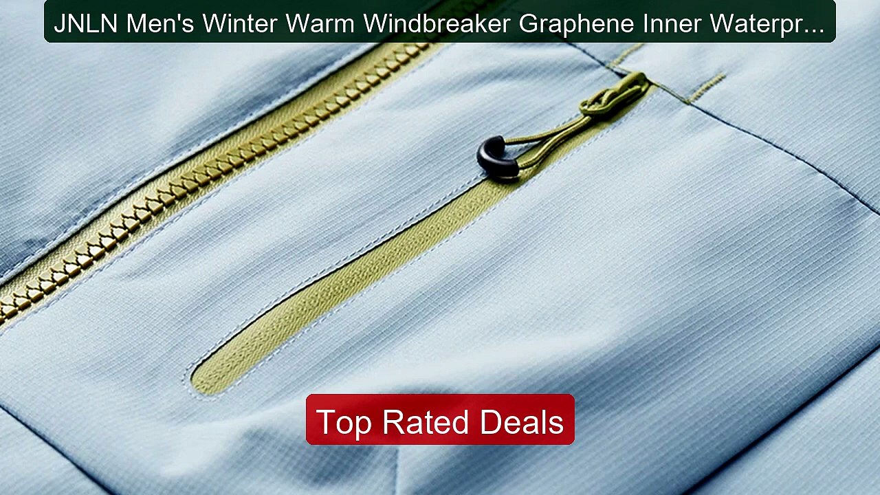 JNLN Men's Winter Warm Windbreaker Graphene Inner Waterproo... -- Top Pick 2026 | Unbeatable Price!