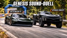 Soundduell: Genesis Magma GT Concept gegen Genesis X Skorpio Concept
