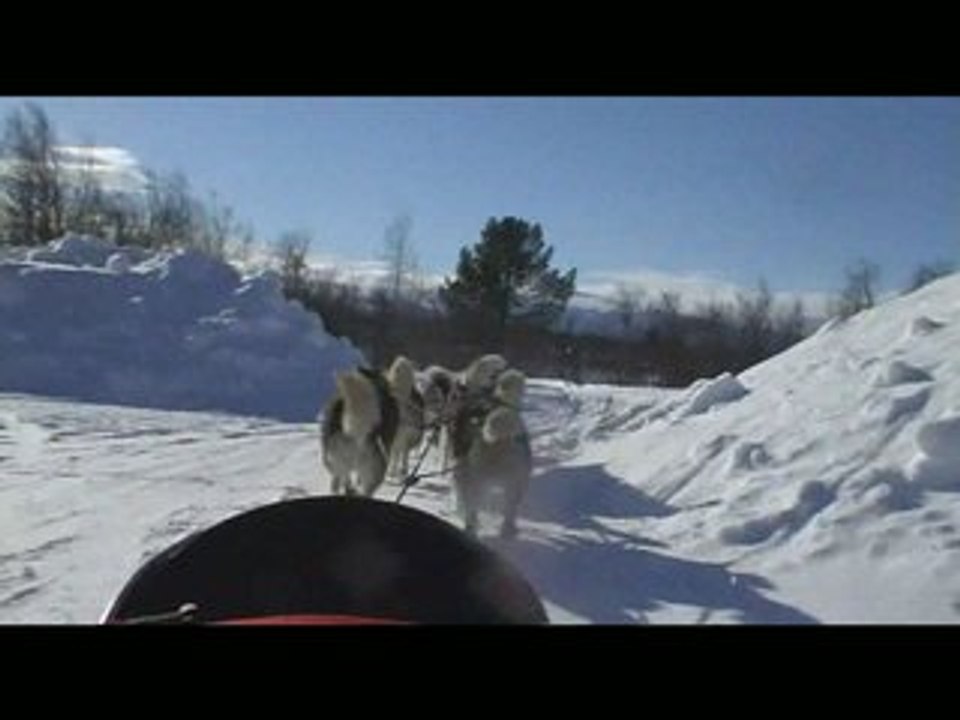 Laponie hiver 2007 - Trajet france suede cercle polaire