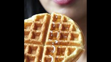 Pirya_biting_golden_waffle