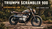 Triumph Scrambler 900: Bewusst gealterter Look für den Originals Wettbewerb