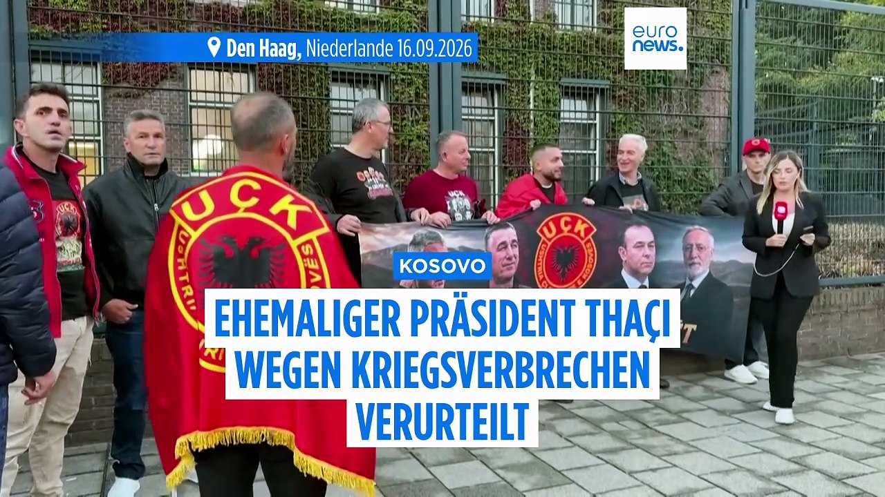 Kosovos ex-präsident thaçi wegen kriegsverbrechen in den haag verurteilt