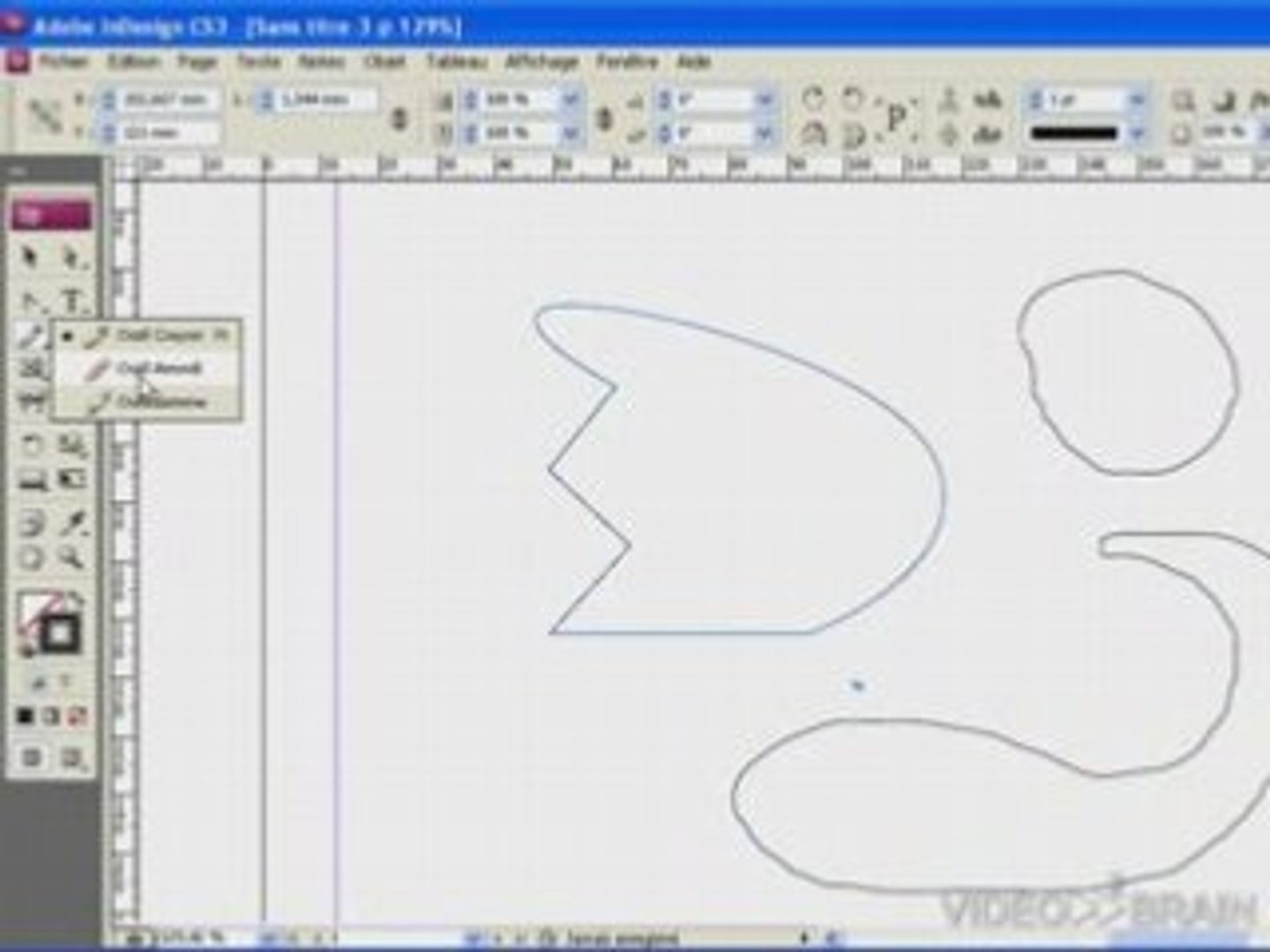 Adobe InDesign CS3 - Outil de tracé - Vidéo Dailymotion