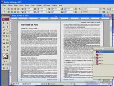 Adobe InDesign CS3 : Nouveauté dans la fonction livre