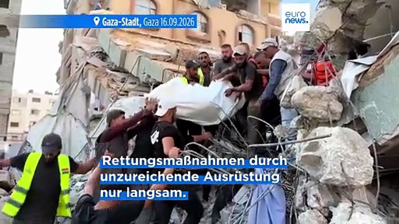 Gaza: Einsturz von Wohnhaus tötet 21 Menschen, darunter 11 Kinder