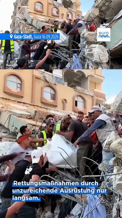 Gaza: Einsturz von Wohnhaus tötet 21 Menschen, darunter 11 Kinder