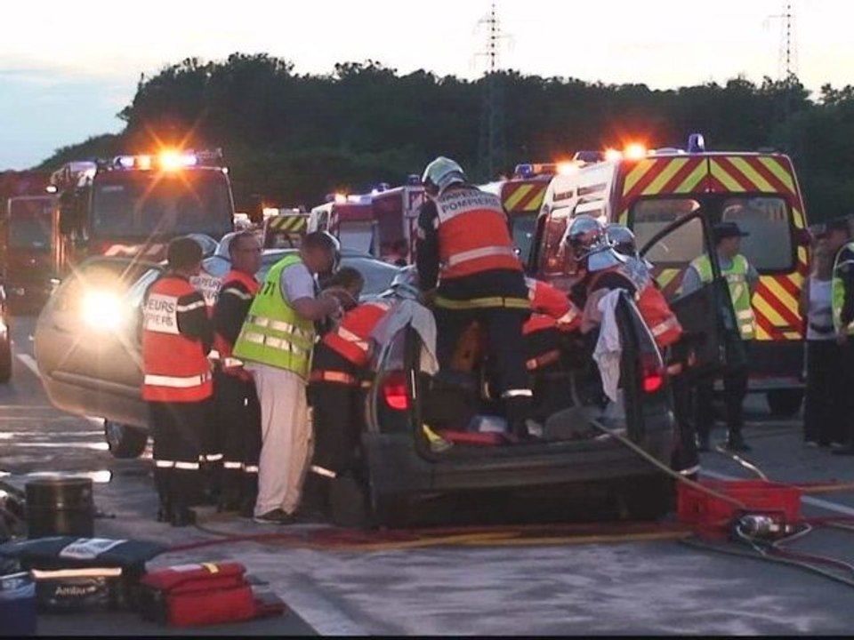 Accident circulation RCEA Sapeur Pompier Moulins SDIS Allie