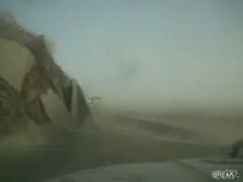 US Convoy Just Misses Roadside Bomb