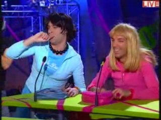 Samantha et Chantal fête avec Cauet la 300ème ! (2/8)