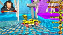 DE COCHE de EXCALIBUR SONIC NIVEL 1 a NIVEL 1.000.000 en GTA 5 !! (Sonic Movie mod)