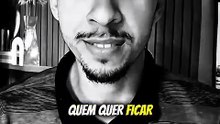 Quem quer ficar explica, quem quer ir silência