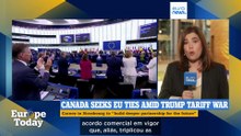 Europe Today: Metsola em exclusivo na Euronews e Carney no Parlamento Europeu sob ameaça de Trump
