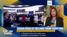 Europe Today: Эксклюзивное интервью Мецолы на Euronews, Карни в ЕП на фоне угроз тарифов Трампа