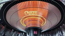 Luxury heater 240v 1500w electric home heaters outdoor heaters freestanding patio heater