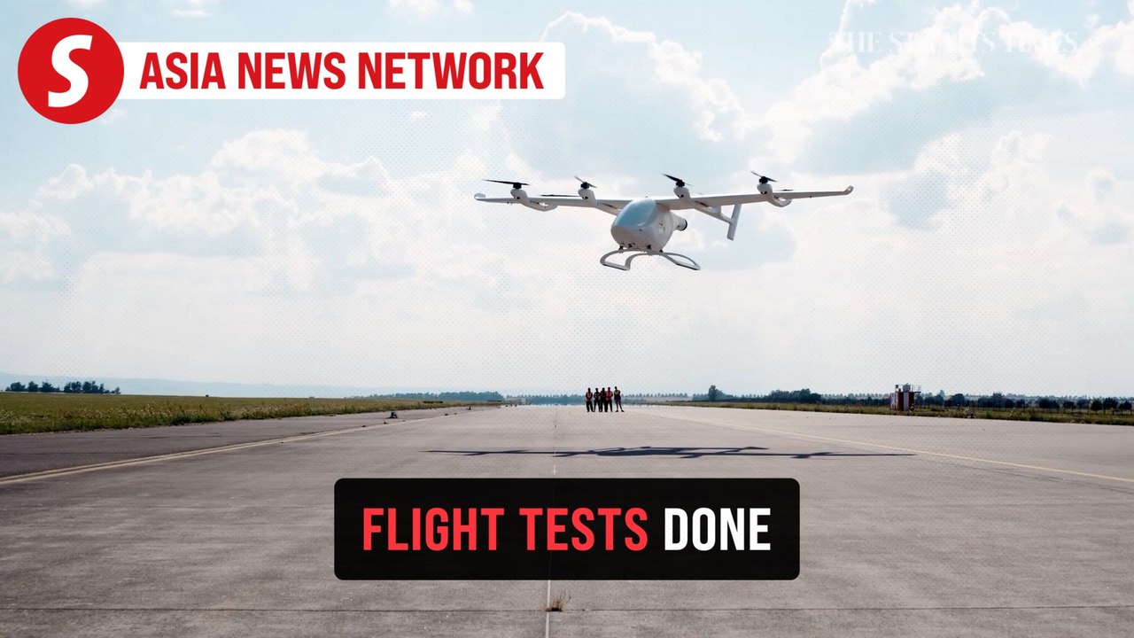The Straits Times | First Singapore-made eVTOL aircraft takes flight