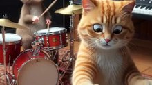 Orange_cat_hiding_camera
