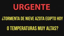 ¡Alerta! Tormenta azota Egipto... ¿o solo es una ola de calor?