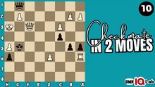#Checkmate 👊💯 Can you checkmate in 2 moves? (Part 4) (Black to play)♟️