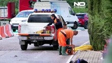 Powódź w regionie Walencji: ulice w Torrent pod błotem, auta zniszczone