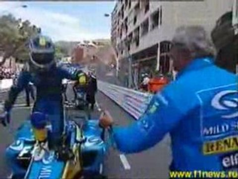 formule 1 2004 trulli monaco victoir renault f1 team