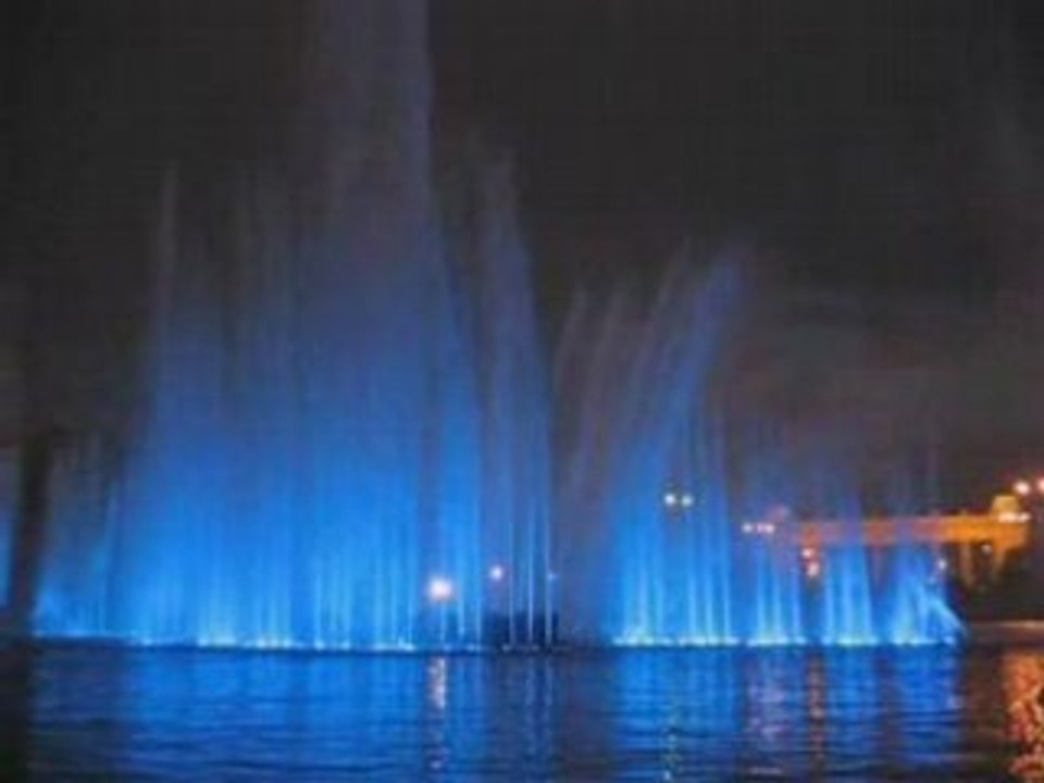 Singing fountain..